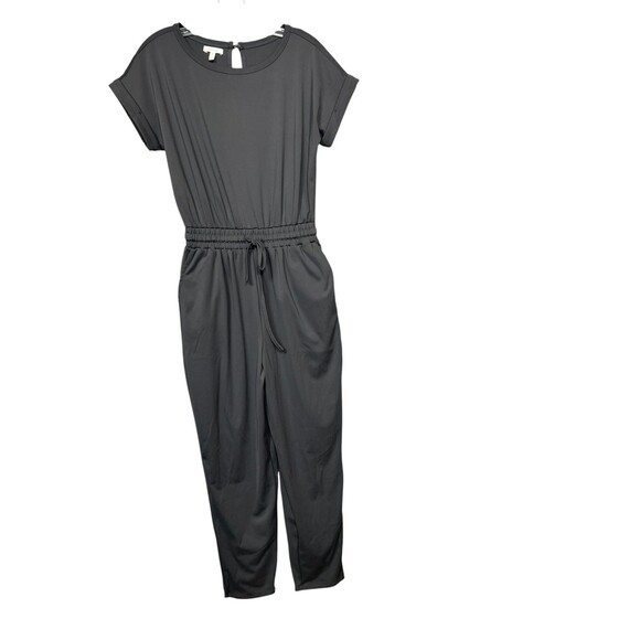 Maurices XS Charcoal Gray Stretchy Lounge Jumpsuit - Picture 1 of 16